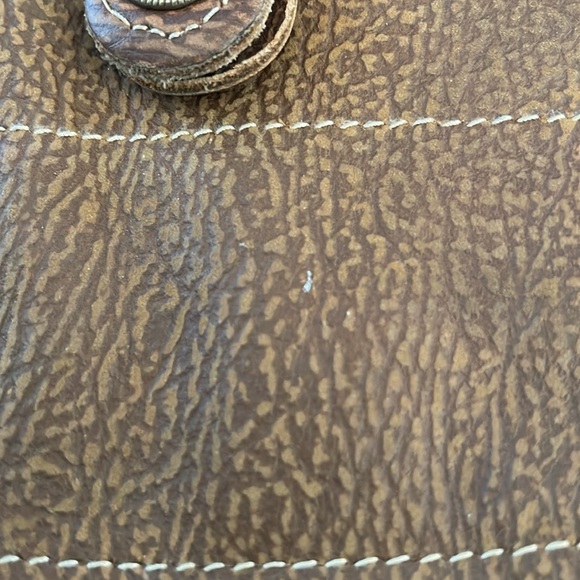 Myra canvas leather cowhide crossbody bag - Picture 6 of 6